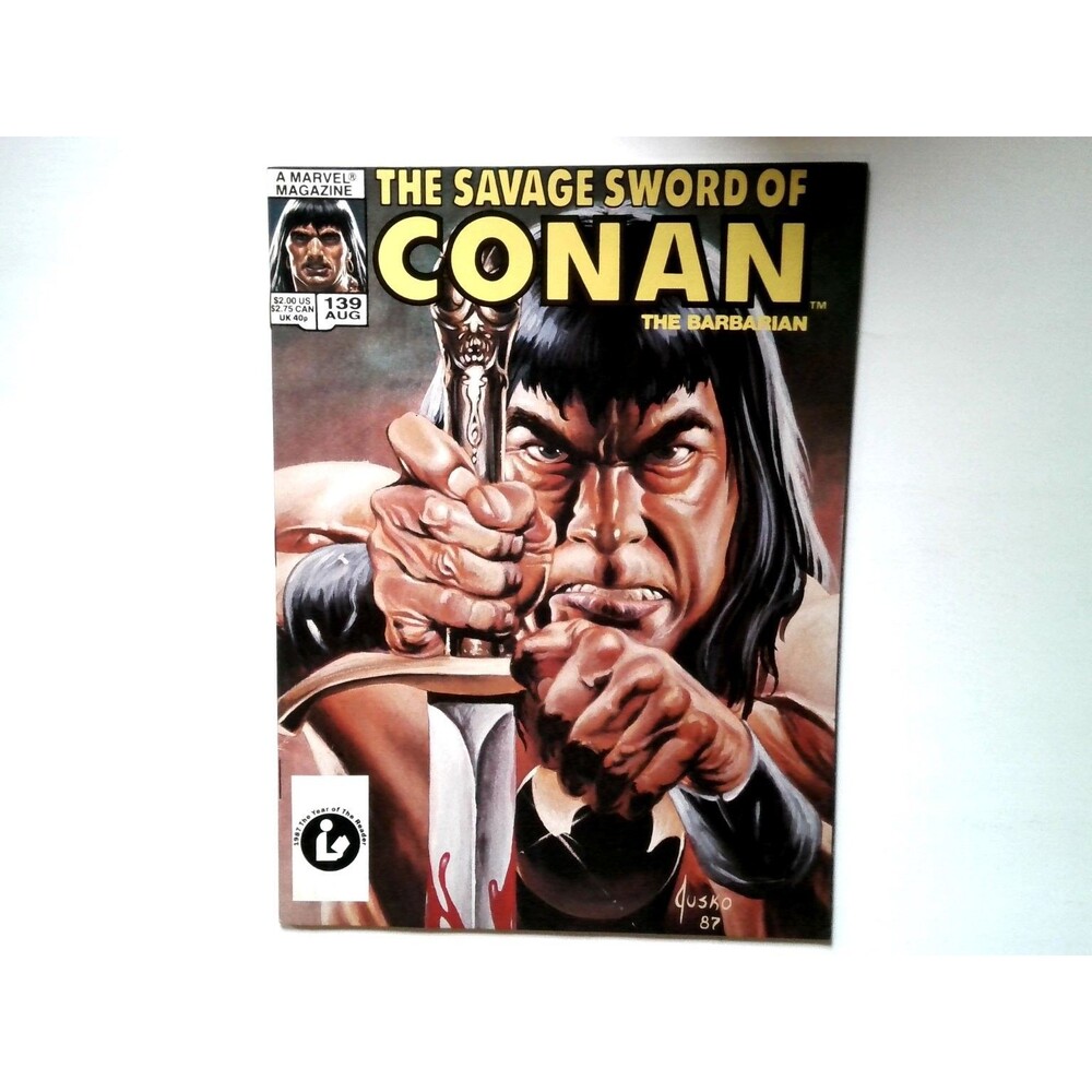 The Savage Sword of Conan #139 Marvel Joe Jusko Cover 1987